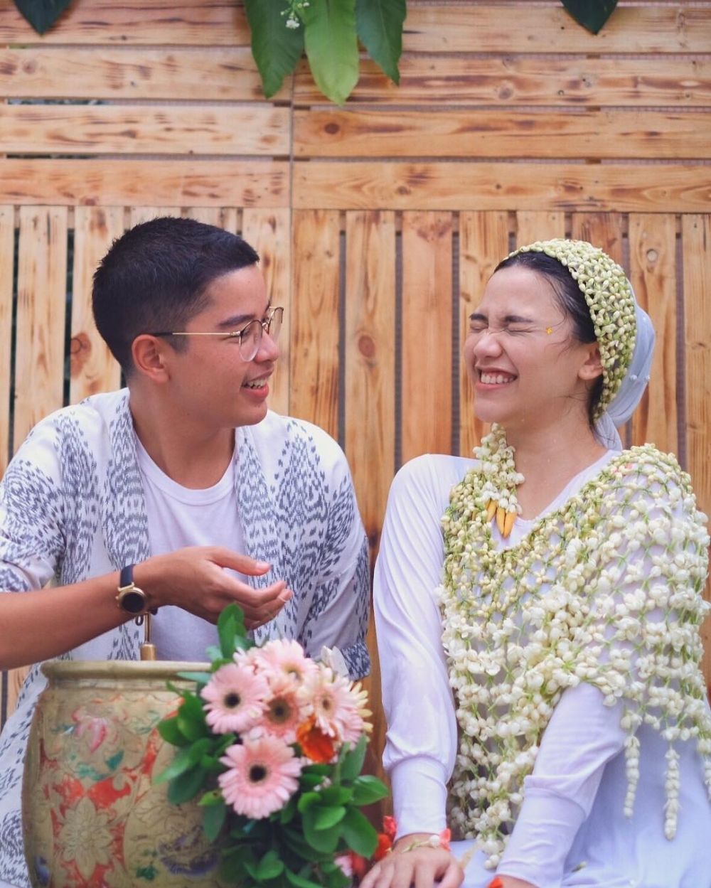 10 Momen siraman Rifqa Malsyita adik Zaskia Mecca, penuh haru