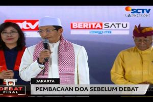 Ini isi doa debat terakhir Pilpres yang sentuh hati banyak orang