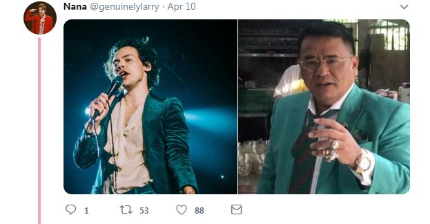 12 Cocoklogi gaya busana Hotman Paris & Harry Styles, kocak abis