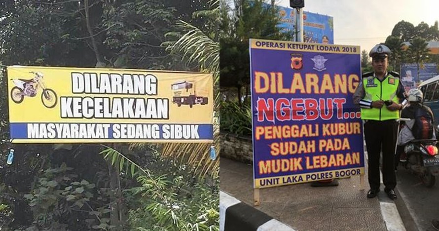 10 Pengumuman lucu dilarang kecelakaan ini bikin geleng-geleng
