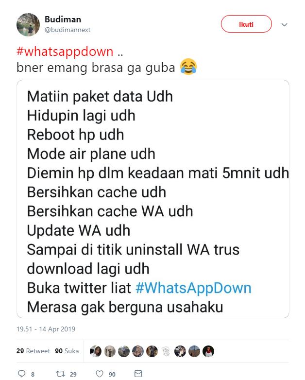 Instagram, Facebook & WhatsApp down, ini 10 cuitan kocak warganet