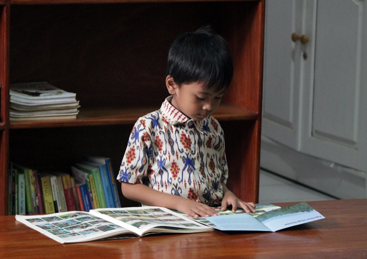 5 Manfaat membaca buku fisik pada anak, merangsang panca indera 