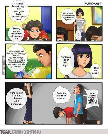 12 Meme lucu jangan golput ini bikin tersenyum simpul