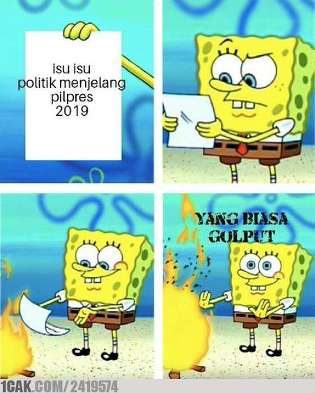 12 Meme lucu jangan golput ini bikin tersenyum simpul