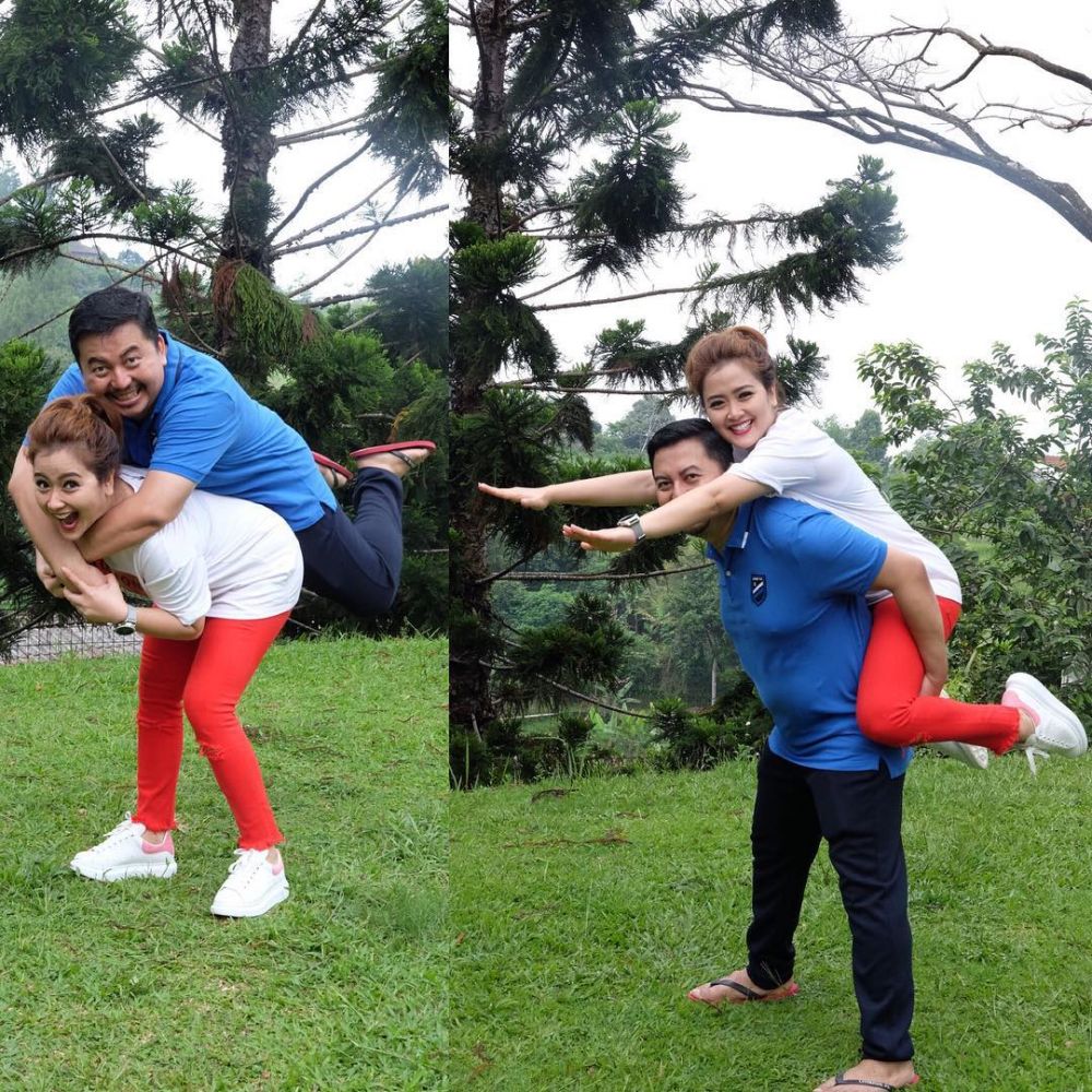 Pejuang LDM, ini 10 momen kebersamaan Vega Darwanti dan keluarga