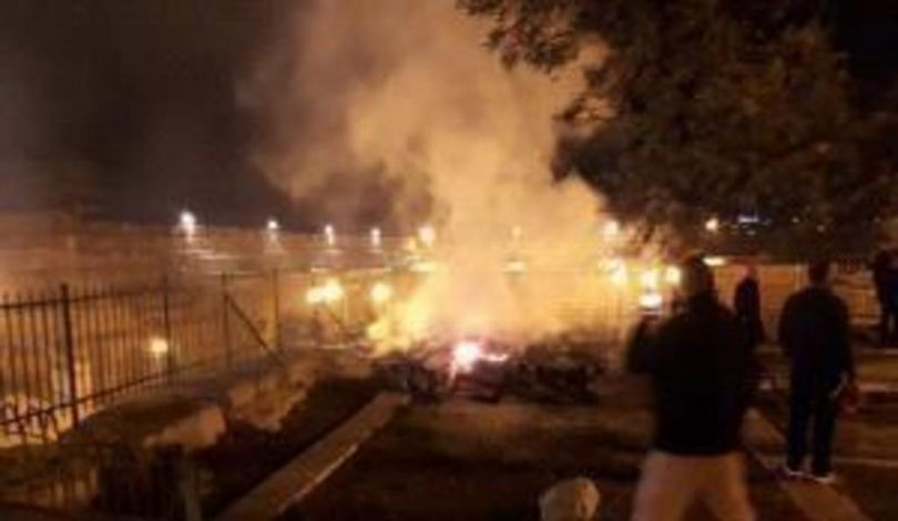 Detik-detik kebakaran di ruang salat Masjid Al Aqsa