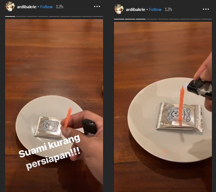 Nia Ramadhani ultah ke-29, ini kejutan biskuit & lilin dari suami