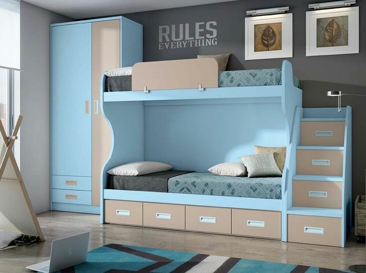 20 Desain Tempat Tidur Tingkat Simpel Dan Nyaman