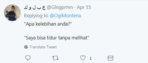 10 Cuitan lucu 'Apa kelebihan anda' ini kocaknya bikin tepuk jidat