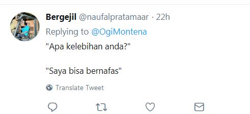 10 Cuitan lucu 'Apa kelebihan anda' ini kocaknya bikin tepuk jidat