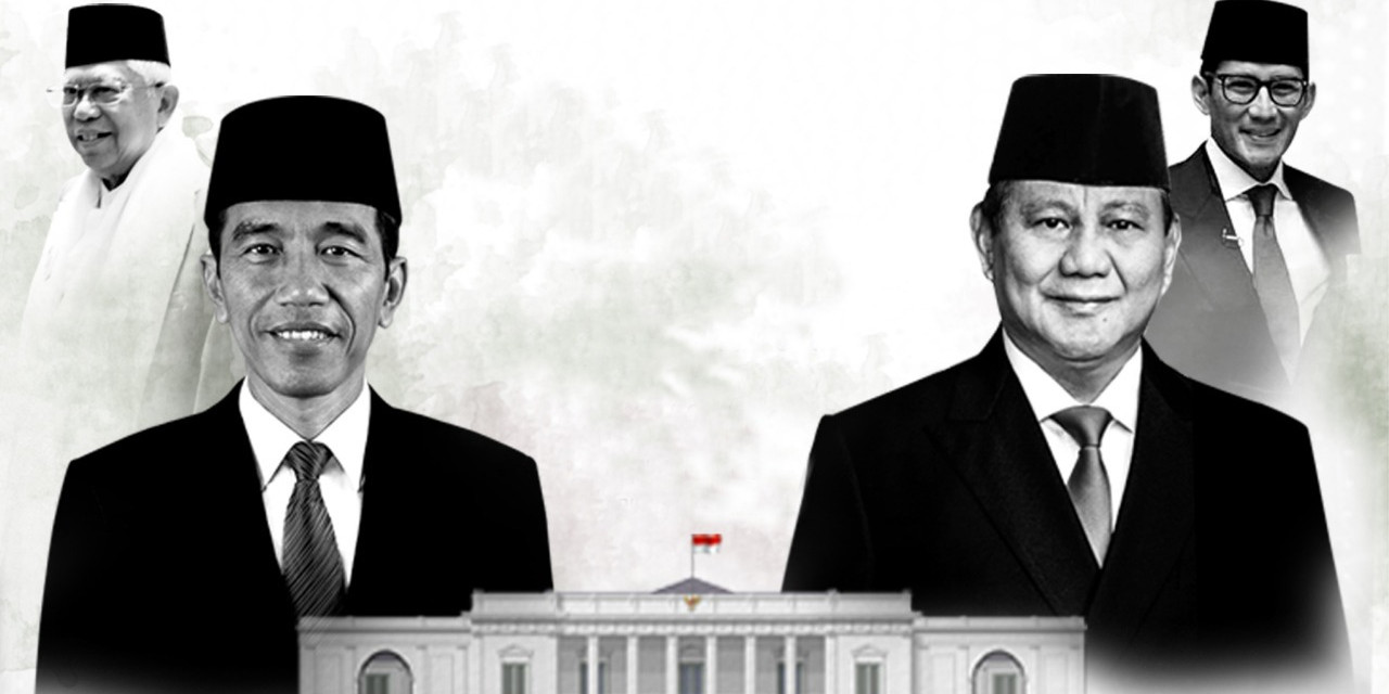 Suara 47,65%, quick count Indikator Jokowi 55,70% Prabowo 44,30%