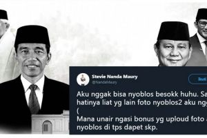 10 Cuitan lucu nggak bisa coblos, endingnya bikin baper