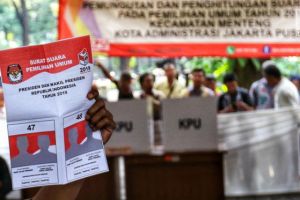 Suara 59,08 %, quick count Indo Barometer Jokowi 53,01% Prabowo 46,94%