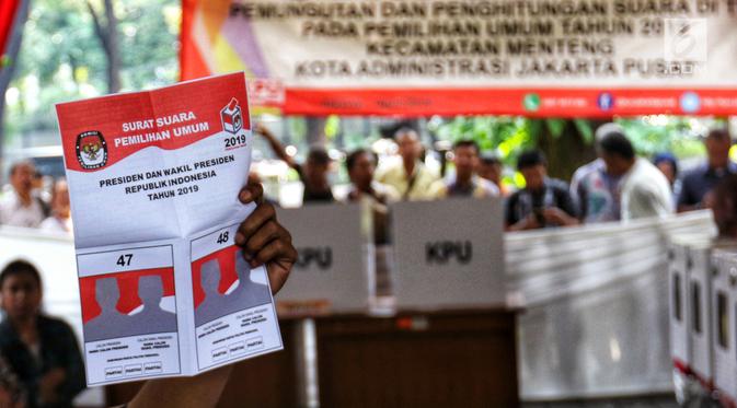 Suara 59,08 %, quick count Indo Barometer Jokowi 53,01% Prabowo 46,94%
