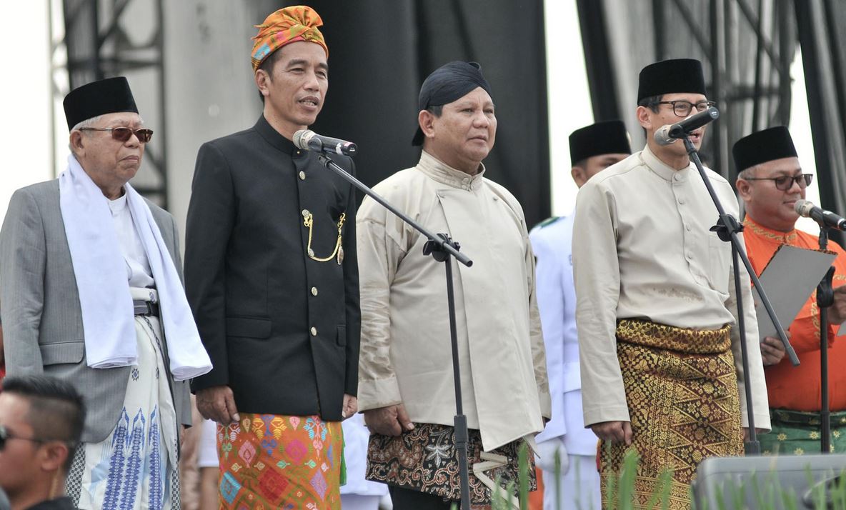 Suara 64,07%, quick count SMRC Jokowi 54,89% Prabowo 45,11%