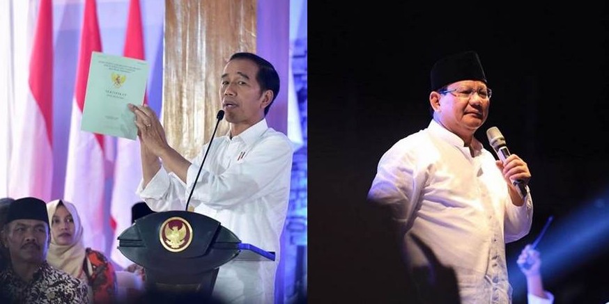 Suara 73,92%, quick count Charta Politika Jokowi 54,73% Prabowo 45,24%