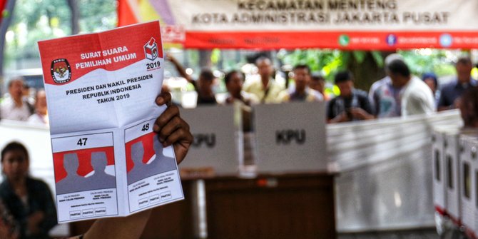 Ini pengakuan Jokowi-Amin dan Prabowo-Sandi usai pencoblosan