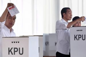 Unggul di hitung cepat, Jokowi minta rakyat kembali bersatu