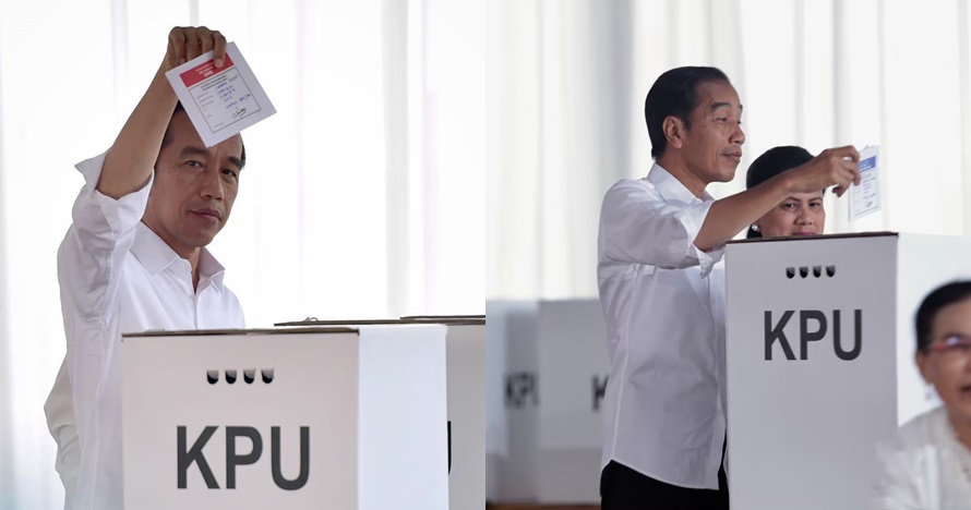 Unggul di hitung cepat, Jokowi minta rakyat kembali bersatu
