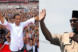 Suara 79,90%, quick count Litbang Kompas Jokowi 54,20% Prabowo 45,80%