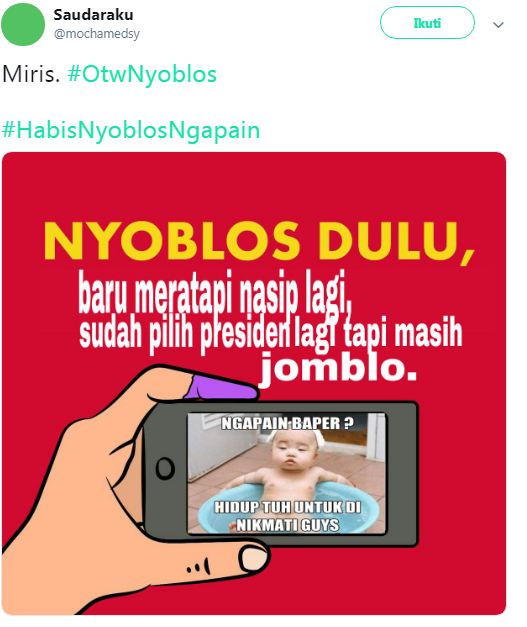 10 Meme lucu #HabisNyoblosNgapain ini bikin senyum geli