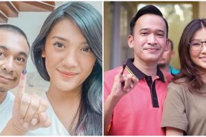 8 Potret pasangan artis yang datang berdua ke TPS
