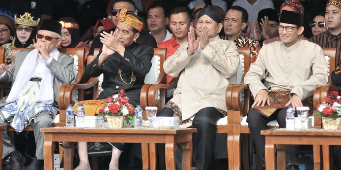 Suara 97,11% quick count SMRC, Jokowi raup 54,86% Prabowo 45,14%