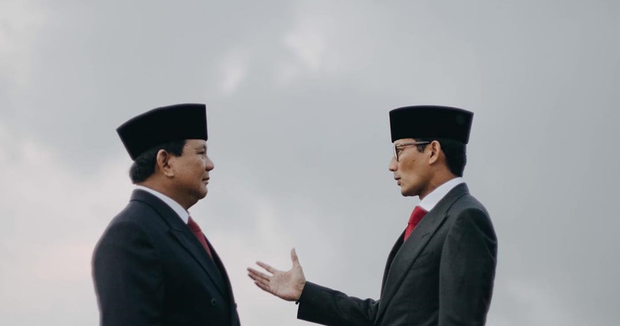 Tak mendampingi saat Prabowo pidato, ini yang dilakukan Sandiaga