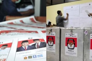 Suara 97,9%, quick count Charta Politika Jokowi:54,32%, Prabowo:45,68%