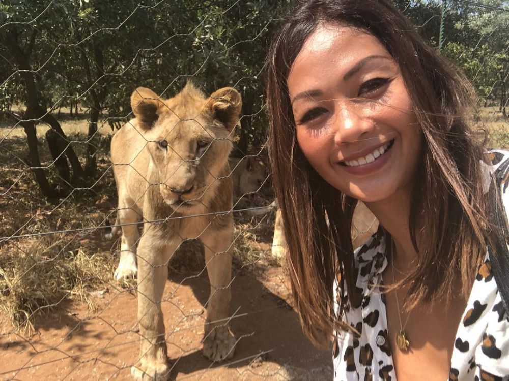 10 Potret liburan Indah Kalalo di Afrika Selatan, jelajah alam liar