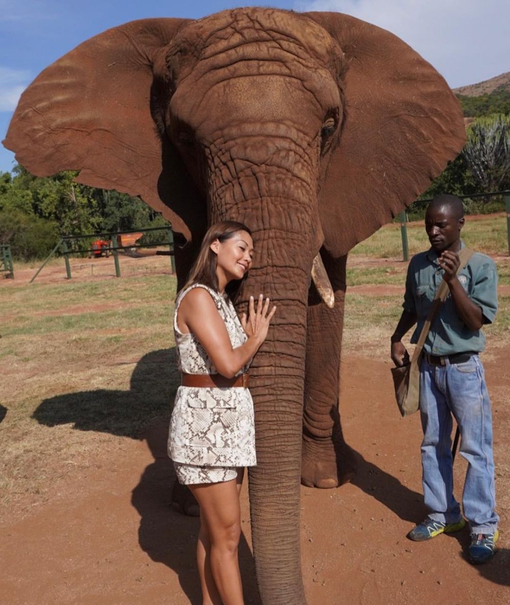 10 Potret liburan Indah Kalalo di Afrika Selatan, jelajah alam liar