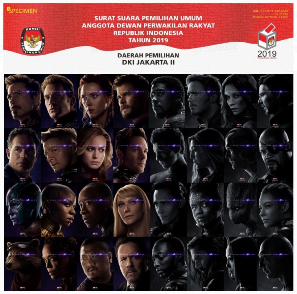 8 Editan foto surat suara ini bikin bingung mau coblos yang mana