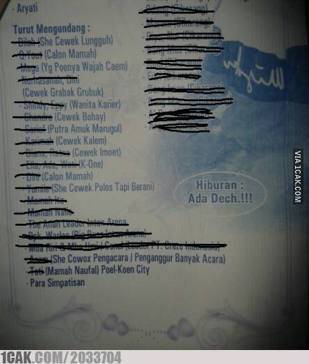 11 Pesan lucu untuk tamu pernikahan ini bikin tepuk jidat