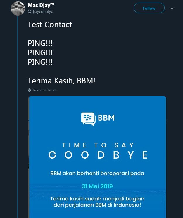 BBM ditutup, ini 10 curhat penggunanya yang bikin nostalgia