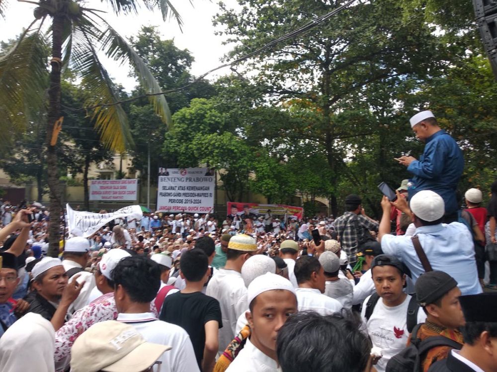 Tanpa Sandi, ini 9 momen syukuran klaim kemenangan Prabowo