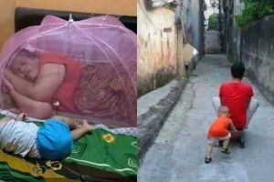 10 Kelakuan usil orangtua saat asuh anak ini bikin tepuk jidat