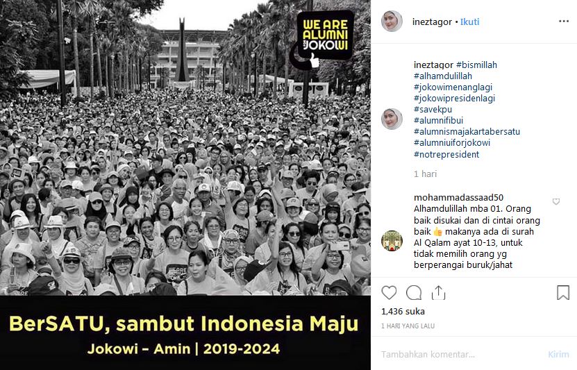 Jokowi unggul hitung cepat, ini reaksi 12 seleb pendukungnya