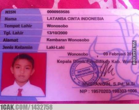 10 Nama siswa ini unik dan mengundang senyum