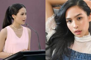 11 Potret cantiknya Maudy Ayunda kenakan atasan putih