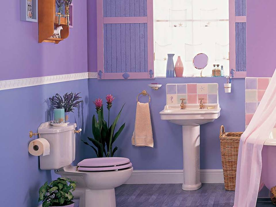 25 Desain kamar mandi anak  penuh warna dan cute