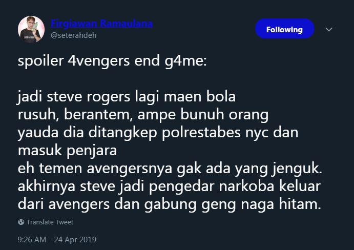 10 Cuitan lucu Avengers: Endgame ini bikin nggak sabar mau nonton