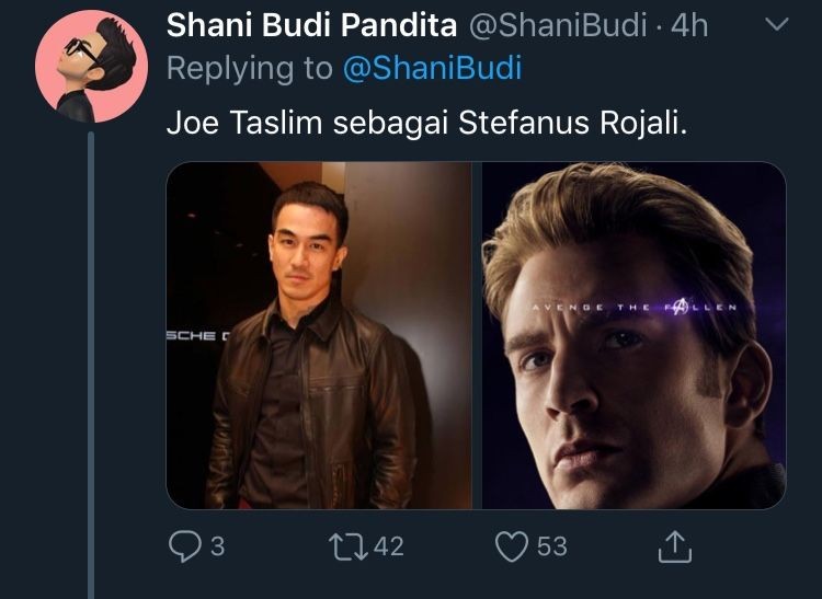 21 Cocoklogi artis Indonesia kalau berperan di Avengers: Endgame
