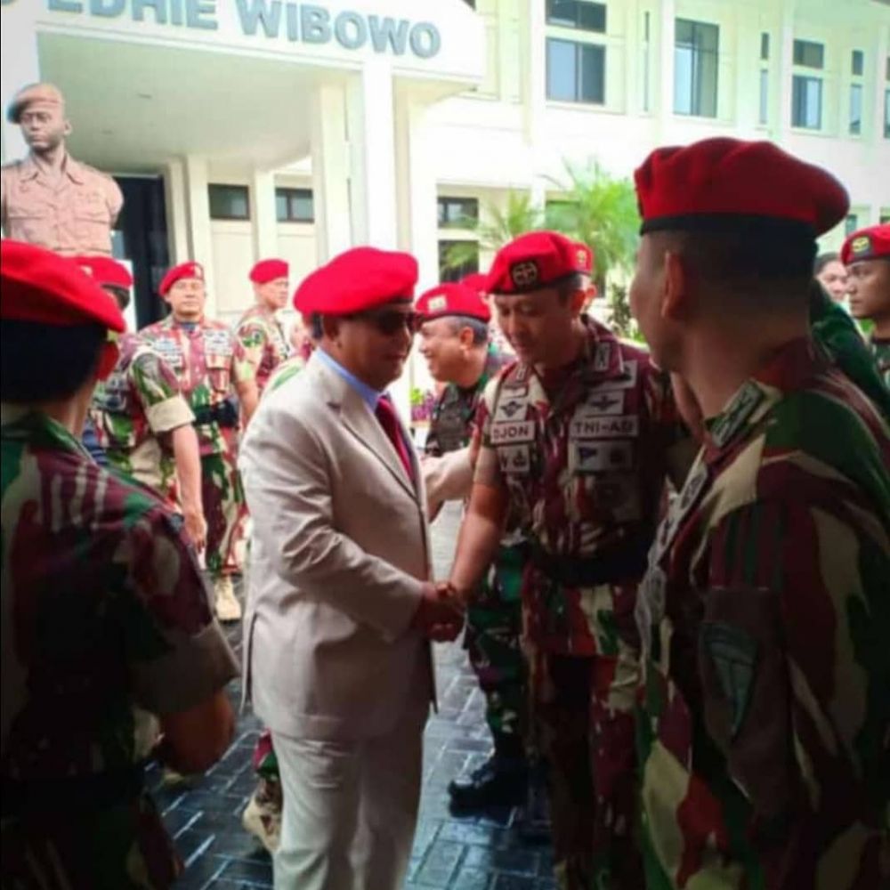 Prabowo, Hendropriyono & Gatot Nurmantyo hadiri HUT Kopassus