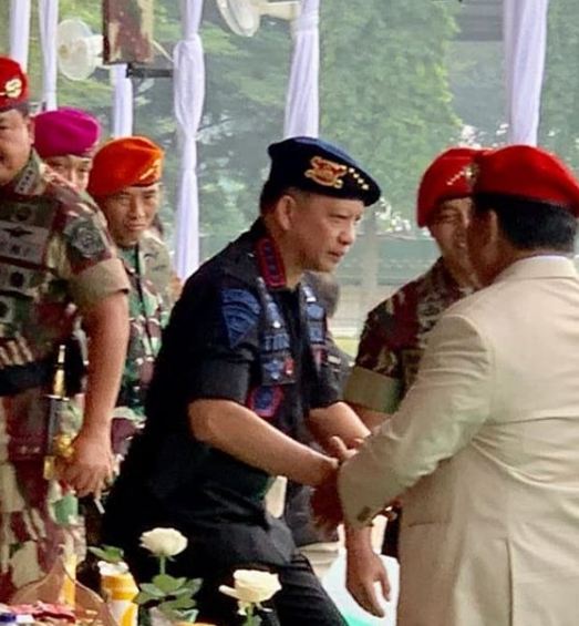 Prabowo, Hendropriyono & Gatot Nurmantyo hadiri HUT Kopassus