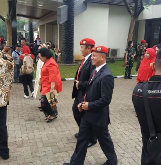 Prabowo, Hendropriyono & Gatot Nurmantyo hadiri HUT Kopassus
