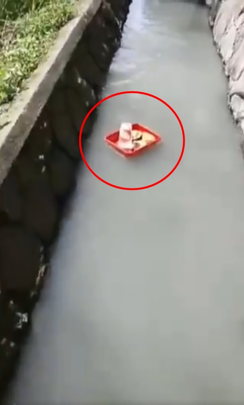 Video ekspektasi floating breakfast ala Bali, endingnya apes