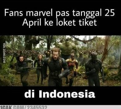 12 Meme lucu perjuangan dapat tiket Avengers: Endgame, bikin geli