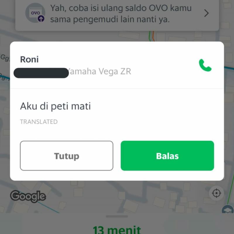 12 Chat lucu driver ojek online typo ini bikin auto salah paham