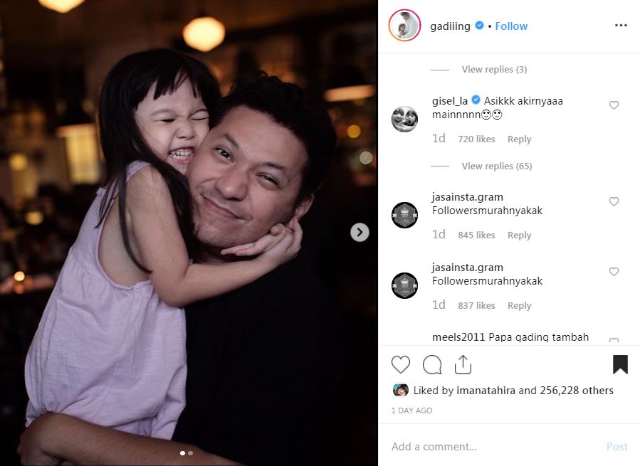 9 Foto Gading Marten dan Gempi ini dapat komentar manis Gisel