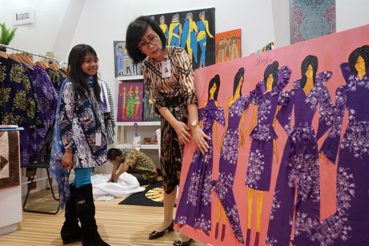 Remaja difabel ciptakan kain batik memukau, ada di pameran Inacraft